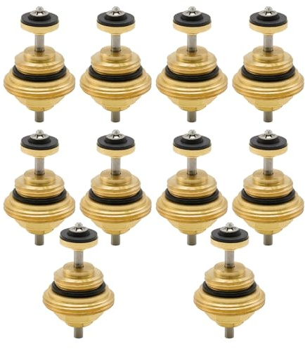 Hoypeyfiy 10 Stk. Verteiler M30 x 1,5 mm G1/2 Messing Rückholbolzen, Verteiler Ventileinsatz und Heizkreisverteiler, Fußbodenheizungsverteiler für UFH Stellantrieb