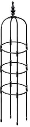 Sweet Pea Frame | Obelisks for Climbing Plants | Metal Garden Trellis | Coated Thicken Steel Towering Plant Support | Pots Trellis for Outdoor Indoor Climbing Rose, Cucumber, Flower
