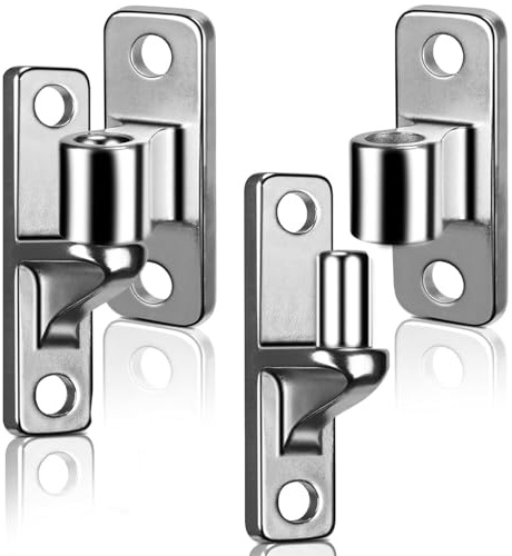 BSTDAYEVER Edelstahl Scharniere 304 Türscharniere für Holztüren 2Paar | Zaunscharnier Gartentor TorScharnier Wandmontage Torscharnier für Scheune Bauernhof Zaun Garten Outdoor Tragkraft 900kg