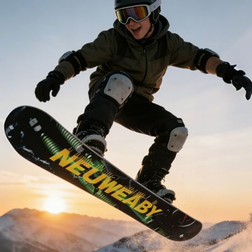 Tabla de Snowboard All Mountain para Mujer NEUWEABY - Estampado de Cielo Estrellado - Camber direccional Twin CAM-out para Snowboarders Principiantes y avanzados