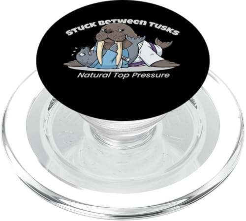 Bloccato tra le zanne - controllo laterale brasiliano di Jiu Jitsu PopSockets PopGrip per MagSafe