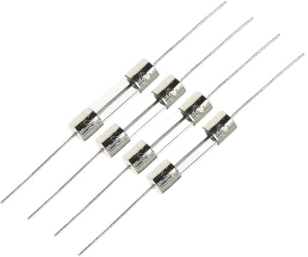 Fusibile ceramico a rottura rapida, Fusibile in vetro assiale 5x20mm rapido 250V con filo conduttore 1/2/3/4/5/6/7/8/10/15/20/30A Tubo fusibile (20 pezzi, 2A)(0.5A,30PCS)