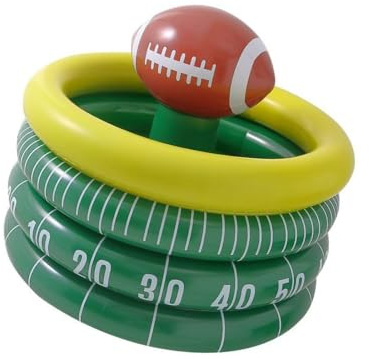 Conteneur à glace rempli d'air avec thème football, idéal pour maintenir les boissons froides lors de barbecues, fêtes, réfrigérateurs