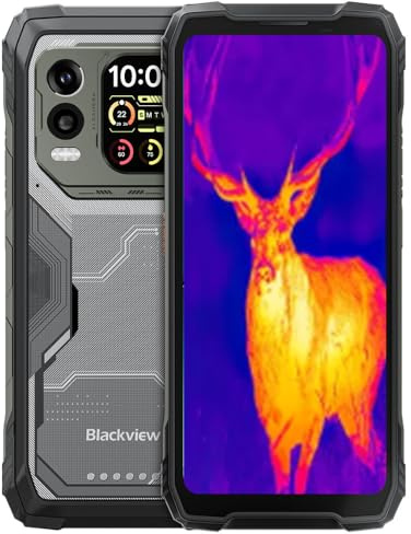 Blackview XPLORE 1 Pro | 6,78 | 36GB RAM + 256GB (bis zu 2TB) | Schwarz | Rugged Smartphone 5G | Android 15 | 64MP + 50MP + FLIR  Thermal  Kamera | 20000mAh | IP68/IP69K | 2 Jahre Garantie