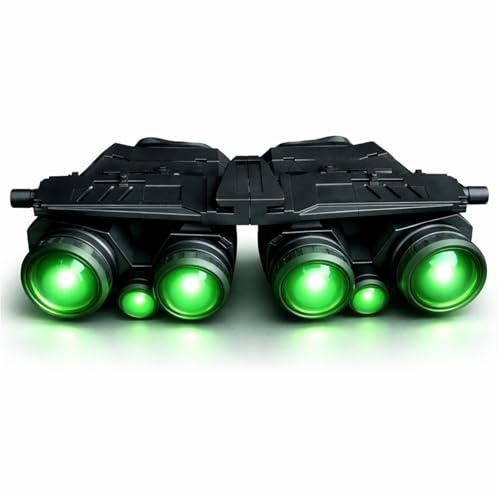 LZAQHMT Taktisches Nachtsichtgerät GPNVG18 Mit Vier Augen & Halterung – Ohne Funktion Airsoft-Helmzubehör Für Cosplay-Rollenspiele(Green)