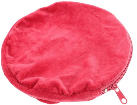 MOBUTOFU Funda Térmica de Franela Roja Grande para Bolsa de Agua Caliente Reutilizable, Cubierta Aislante y Acogedora para Terapias de Calor, Protección contra Quemaduras, Uso Seguro