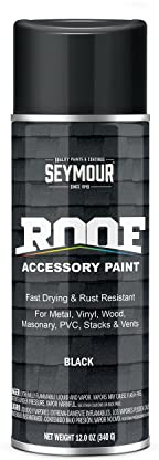 Seymour 16-1706 Roof Accessory Paint, Flat Black