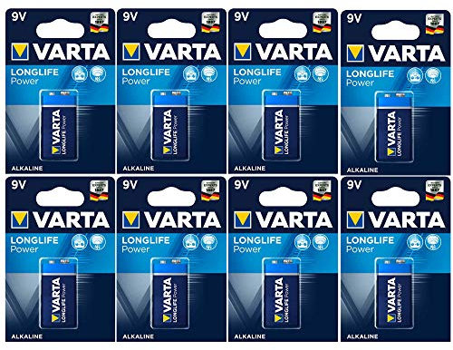 Bloc BL10 MN1604 High Energy Varta – 4922 6LR61 Pile alcaline (9 V, Lot de 10)