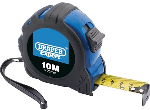 Draper 82816 Expert 10M/33ft Professional Measuring Tape Black and 10 m/33 ft