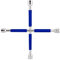 Goodyear GOD4012 Clé de roue fixe Croix, Argent