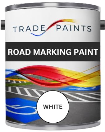 Heavy Duty Road Line Car Park Marking Paint (1 Litre, White)