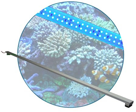 AQUARIUM-PLÜDERHAUSEN LED- Erweiterungs- /Ersatz-Leuchtbalken BLAU für Meerwasser-Aquarien, 120cm, ohne Trafo