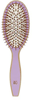 TB TOOLS FOR BEAUTY BambooM Detangling Eco Friendly Bamboo Hairbrush (Wild Lavender - Oval)