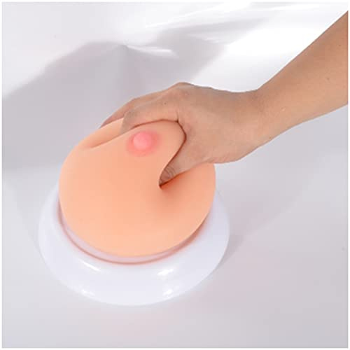 FHUILI Weiches Silikon Brust Anatomie Modell lebensecht Fake Brust Modell für Baby Sitter Training oder Home Economics Schule Demonstration