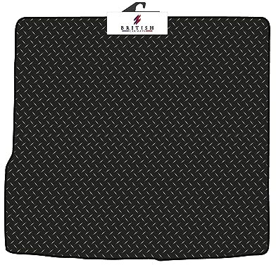 BCM Car Mats - Compatible with Dacia Duster 2010-2018 - Car Boot Floor Mat - 3MM Rubber - Fully Tailored - Anti-Slip Backing - Black Trimming - 1 Piece Non-Slip Mat