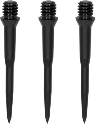 KOTO - Pro Konvertierungsspitzen, Satz mit 3 Spitzen, 32 mm, Für Soft Tip auf Steel Tip Darts, Präzise & Einfach zu Verwenden, Dart Zubehör | 3er Set, 3 Conversion Points (Soft zu Steel), 32MM, Aufschraubbar, Material Steel, Gerade Spitze, Ohne Grip