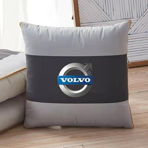 YHIKAHT Reisedecke und Kissen 2 in 1, für Volvo Estate, Reisedecke mit Kissen Set Multifunktionale Reise Decke und Kissen, 50×50cm
