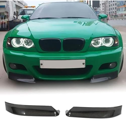 RGHDEHD Auto Frontlippe Frontspoiler für BMW 3 Series E46 M3 Coupe 2000-2006, Frontstoßstange Splitter Kit Auto Zubehör.