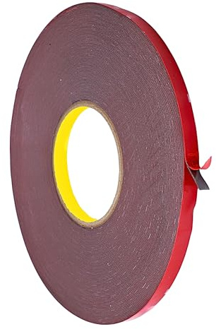 INDIAN STORE 24 4229P doppelseitiges Klebeband Klebestreifen Klebepads Extra stark Schwerlast Acryl Schaumband Hochleistungsklebeband Montageband 5mm x 10 meter