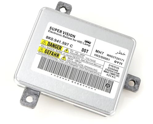 Xénon Ballast Compatible pour Audi A1 A3 A4 A5 A6 A7 A8 Q5 Q7 CC W003T20171 8K0.941.597.C,Ballast D'unité De Commande De Phare Au Xénon De Voiture.