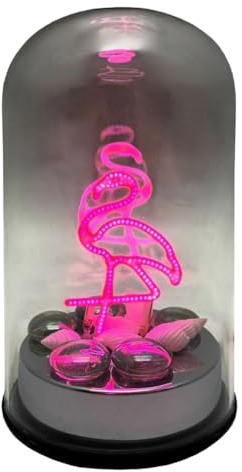 Cello Flamingo Neon LED USB Lamp. Desk Lamp, Night Light. Room Decor, LED Lights for Bedroom. Bedside Lamp & Desk Light