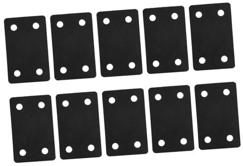 CHILDWEET 10stücke Teiliges Aus Edelstahl-möbelverbindern Flache Reparaturplatten Für Langlebige Gerade Winkelhalterungen Installieren Für Möbel Und -projekte