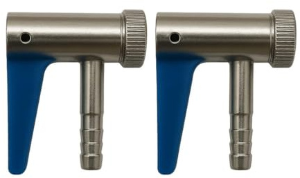 Manovella Hebelstecker 8 mm für Kompressor, Autoventil Adapter AV, 2 Stück