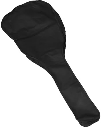 LRXIYODE 41 Zoll Gitarrentasche aus Oxford Stoff Leicht für Akustische Folk Gitarre mit Zusätzlichem Stauraum Schwarz