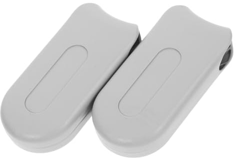 LABRIMP Tensor para Persianas Enrollables Manija De Seguridad, 2 Piezas, Plástico Gris, Accesorios Sin Cable, Protección Infantil para Persianas Verticales Hogar y Oficina