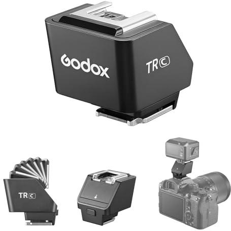 Godox TR-C TTL Hot Shoe Riser for Canon Cameras,0-90° Angle Adjustment,30mm Height Increase, Reduce Lens Shadow Compatible with Godox iT30 Pro C,iT20 C,iT22C,iM30,iM20,iM22 Mini Flash