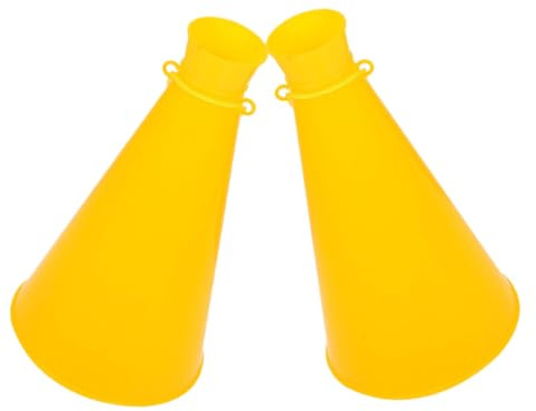 EXAOMBLE 2 Stück Cheer aus Kunststoff Tragbares Party Horn zum Anfeuern Lautes Tröten für Sportveranstaltungen und Stimmungsvolle Atmosphäre bei Konzerten und Feiern