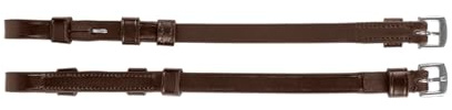 WALDHAUSEN S-Line Backenstücke Leder braun mit Haken