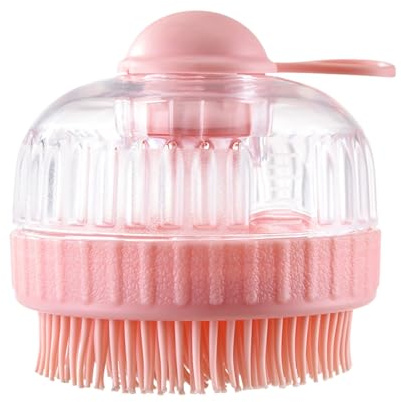 Whnbuij Brosse de shampooing pour cuir chevelu - Brosse de douche pour cheveux - Soin du cuir chevelu - Lavage et relaxation - Pour femme - Douche et bain
