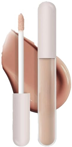 Vielseitiger Flüssiger Concealer mit Schwammspitze – Vollabdeckend & Lang anhaltend, Wasserfest – Deckt Dunkle Augenringe, Dunkle Flecken ab – Mattes Finish (04)