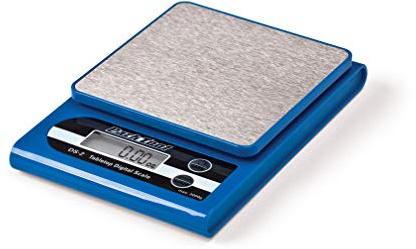 Park Tool DS-2 Digitale Tischwaage | Präzisionswaage mit Tara-Funktion & LCD-Display | Exakte Gewichtsmessung für Fahrradteile, Komponenten, Werkstatt & Hobby – inkl. Batterie Zubehör