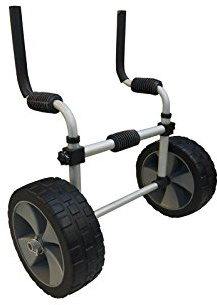 Riber Kayak Trolley for Sit On Tops - 45kg Capacity - Weighs just 3.3kg - Maximum kayak drainage hole width: 66cm - Robust Puncture Proof Tyres - Model 4023