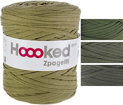 Hoooked Zpagetti-Garn, Weinberggrün