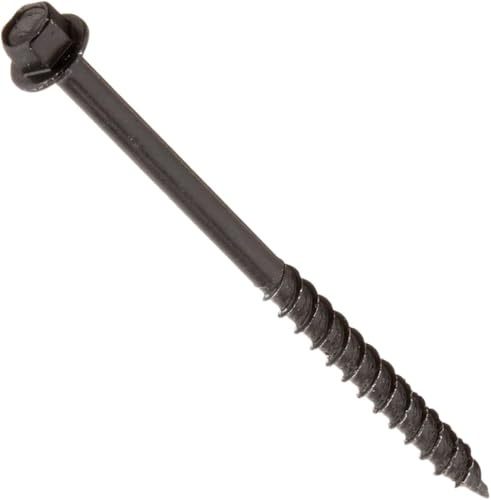 Hillman 47812 TimberTite Landscape Screw, 1/4 x 4, Ceramic, 50 Pieces