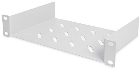 Digitus shelf - 1U - 10-inch (254 mm) - For network cabinet - 150 mm deep - Perforated steel sheet - Grey