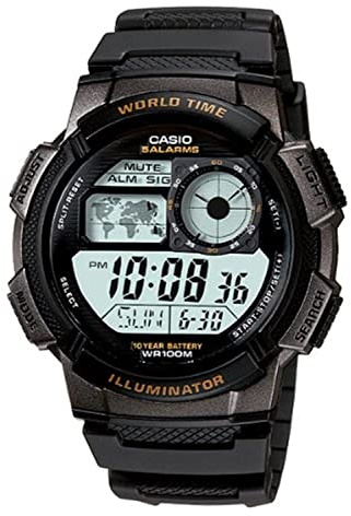 Casio Montre numérique en Acier Inoxydable 12