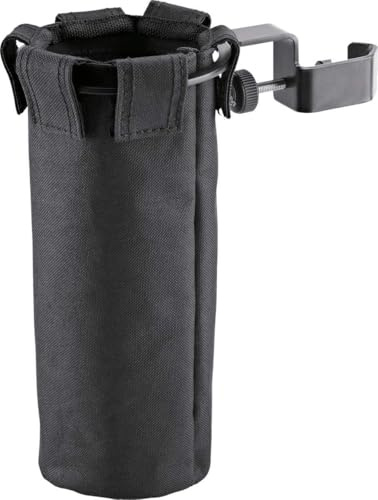 K&M 16450 Support de baguettes de batterie - Noir acier, nylon - carquois stable à fixer - pour plusieurs baguettes de batterie