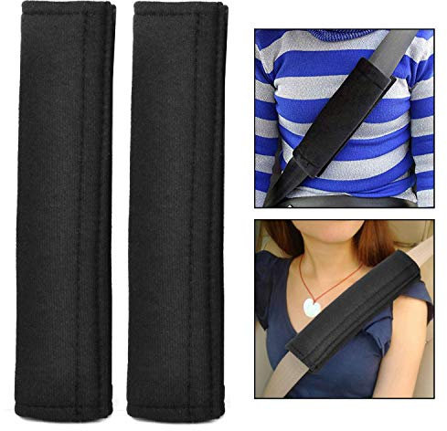 Gearmax® 2 Piezas Almohadillas para Cinturón de Seguridad, Protector Cinturon Coche, Protección Cinturón de Seguridad, Funda para Cinturón de Seguridad, para Proteger Hombros y Cuello