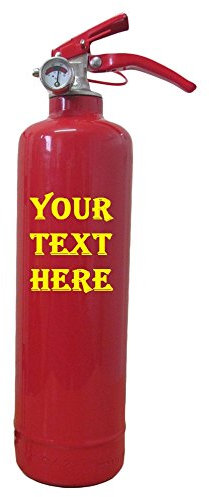 CUSTOMISED 1 KG ABC Powder FIRE Extinguisher.Fully CE Marked Ideal for Homes Kitchens Workplace WORKSHOPS Offices Cars Vans Warehouses GARAGES Hotels Restaurants. Choose Your OWN Text
