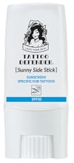 Tattoo Defender - Sunny Side Stick 9ml - SPF 50+- Stick Solare Specifico Per Tatuaggi - Non Lascia Alone Bianco - Abbronzatura Omogenea - Waterproof