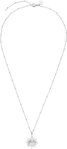 Purelei Sun Kette Damen – Halskette Damen aus langlebigem Edelstahl | Wasserfeste Kette mit Anhänger – 50-55 cm Länge verstellbar – Halskette für deinen individuellen Look