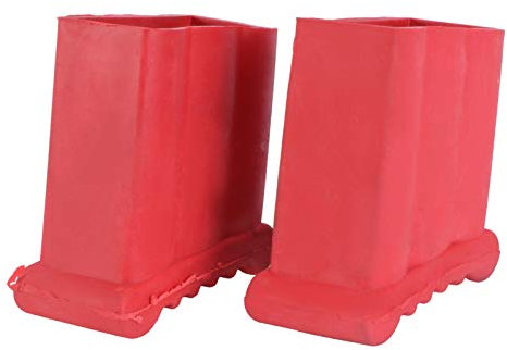 Homoyoyo 2 Stücke Gummi Leiterfüße Ersatz Leiterkappen Leiter Füße Gummifüße Fußkappen Trittleiter Füße Ersatz Gummifüße Holzleiter Schutzkappen rutschfeste Füße für Leiter Ersatzteile