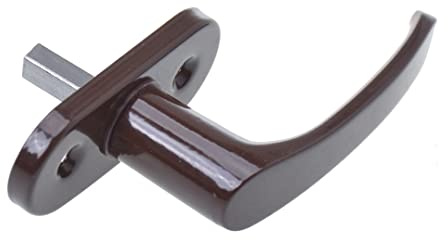 Aqbau® Poignée de fenêtre en métal marron