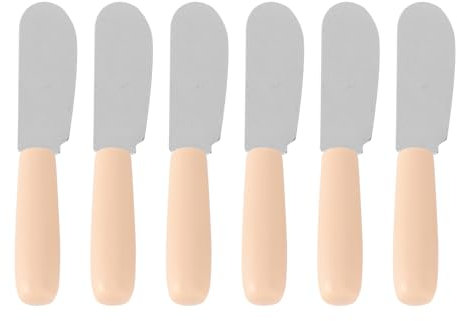 DOITOOL Couteau a Beurre, 6PCS Couteaux à Beurre Butter En Acier Inoxydable écran De re Avec Poignée Pour Sandwichs à Au Fromage Au re