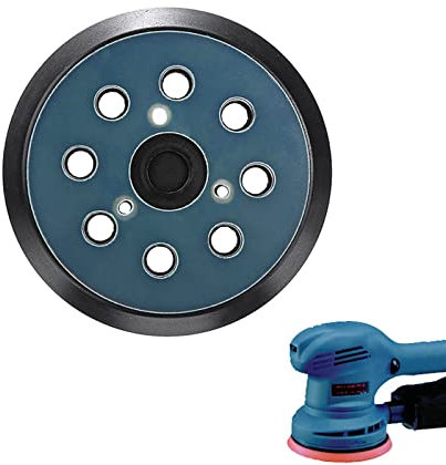 125mm rund Schleifteller mit 8 Löchern,8 Loch Schleifpad Ersatzpad,Zubehör für Exzenterschleifer für Holz Metal Plastik,für MAKITA BO5031,M9204, BO5021, BO5041,Exzenterschleifer