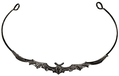 Halloween Fledermaus Stirnbänder Fledermaus Haarreifen Fledermaus Flügel Kostüm Krone Gothic Tiara Krone für Maskerade Cosplay Party Schwarz